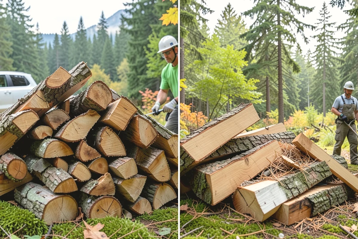 Seasoned Firewood in Covington, WA - We split wood and stack it for air-drying