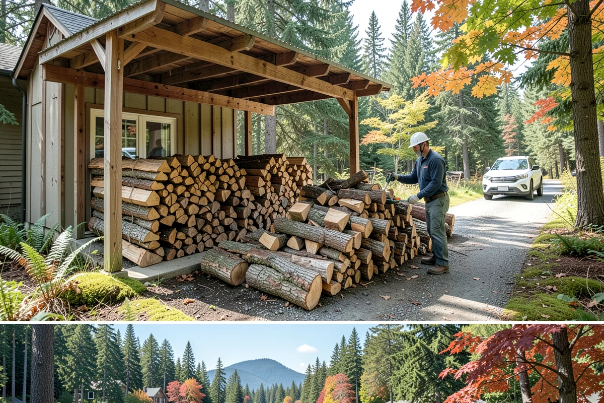 Seasoned Firewood in Covington, WA - Buy seasoned wood in late summer and fall when it has had a full drying season and is at its best.