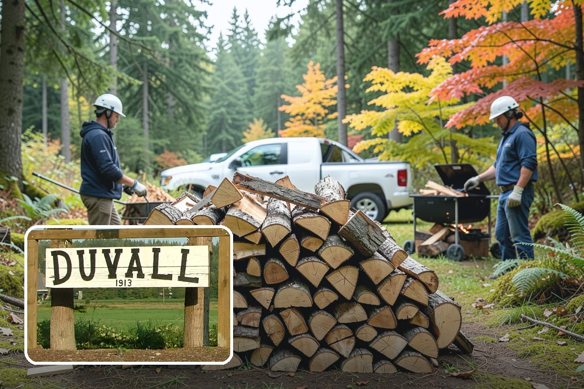 Seasoned Firewood in Duvall, King County, WA - Dried to a genuinely burnable moisture level