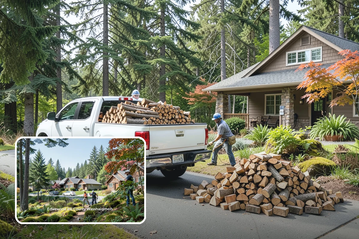 Seasoned Firewood in Edgewood, Pierce County, WA - Dried to a genuinely burnable moisture level