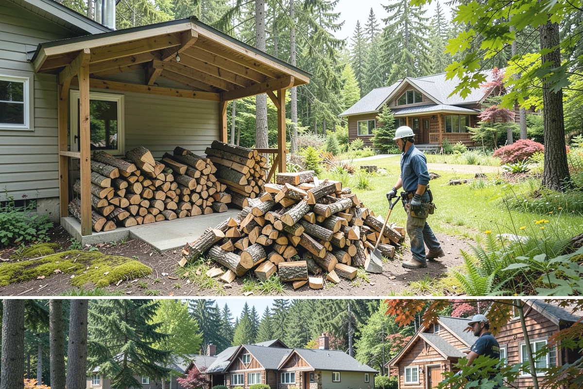 Seasoned Firewood in Edgewood, Pierce County, WA - Buy seasoned wood in late summer and fall when it has had a full drying season and is at its best.