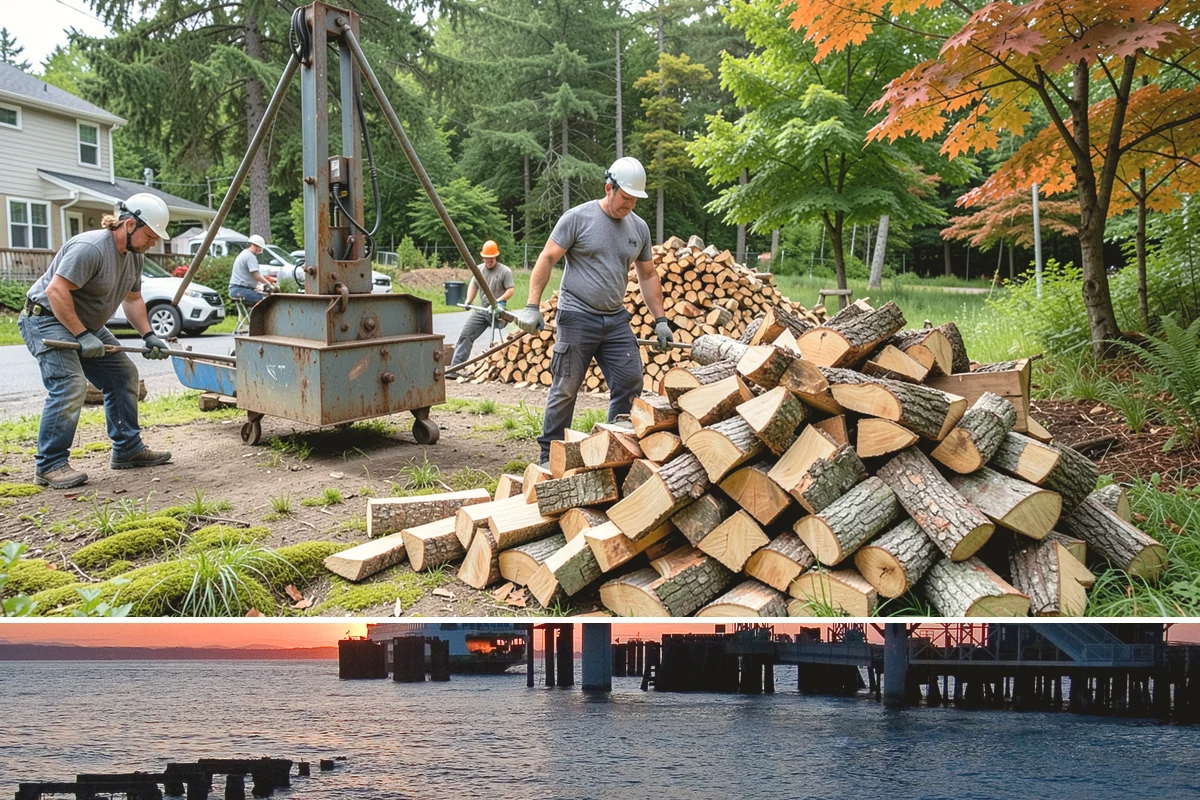 Seasoned Firewood in Edmonds, Snohomish County, WA - Buy seasoned wood in late summer and fall when it has had a full drying season and is at its best.