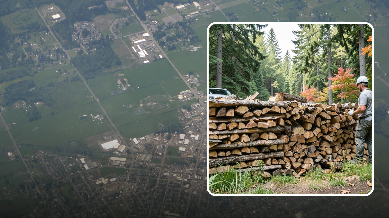 Seasoned Firewood in Enumclaw, King County, WA - Our seasoned firewood has been air-dried long enough to burn readily, making it a smart, cost-effective choice for the wet...