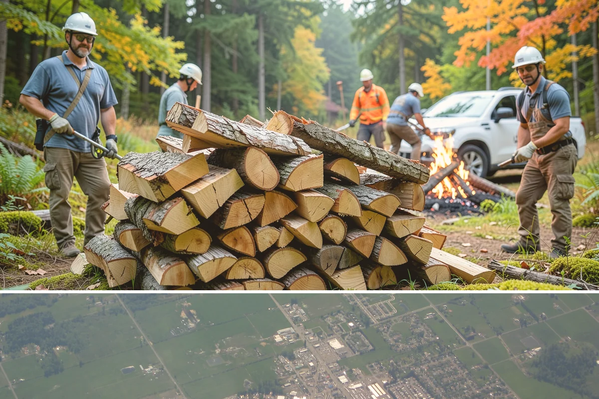 Seasoned Firewood in Enumclaw, King County, WA - Buy seasoned wood in late summer and fall when it has had a full drying season and is at its best.