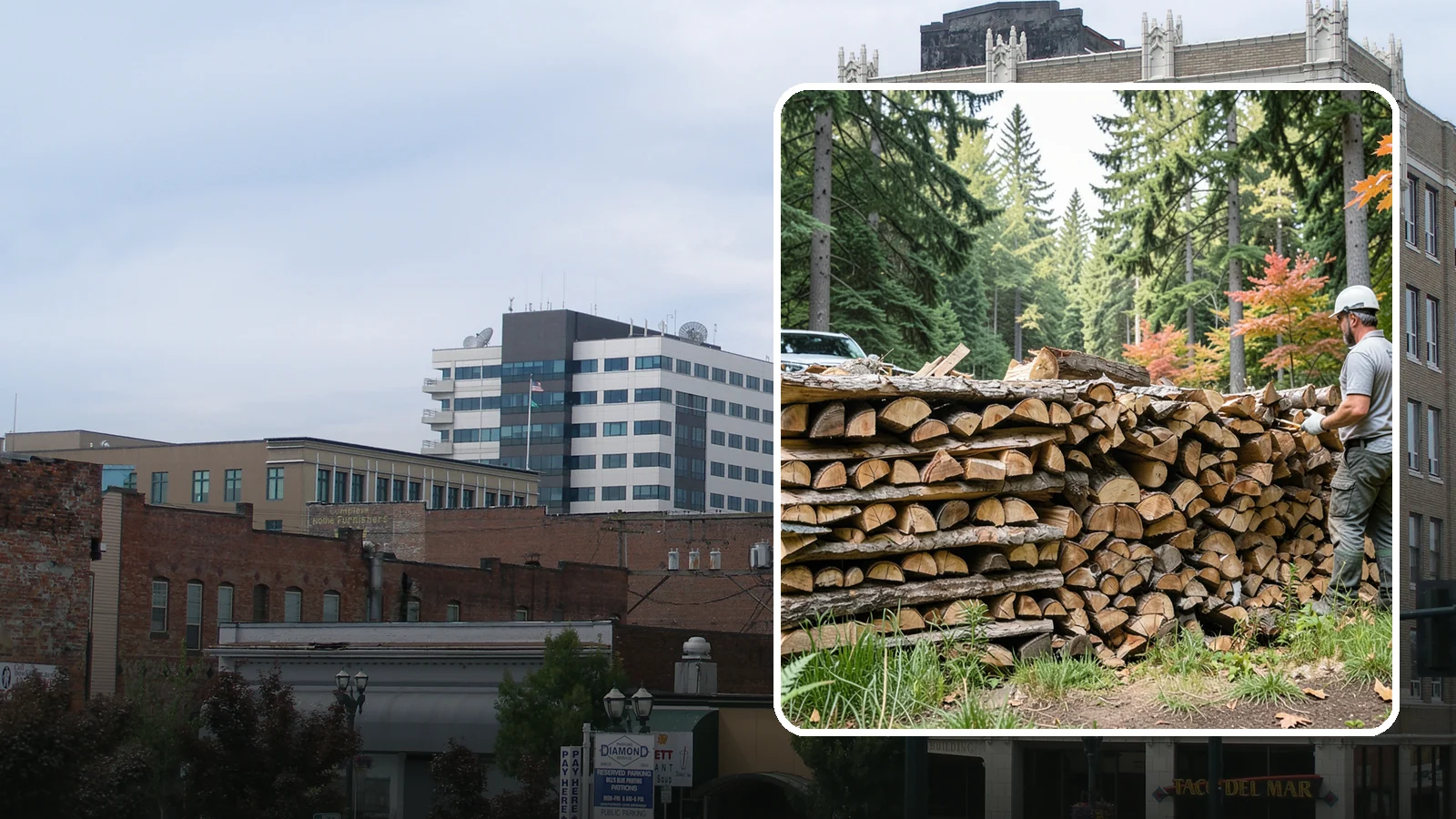 Seasoned Firewood in Everett, Snohomish County, WA - Our seasoned firewood has been air-dried long enough to burn readily, making it a smart, cost-effective choice for the wet...