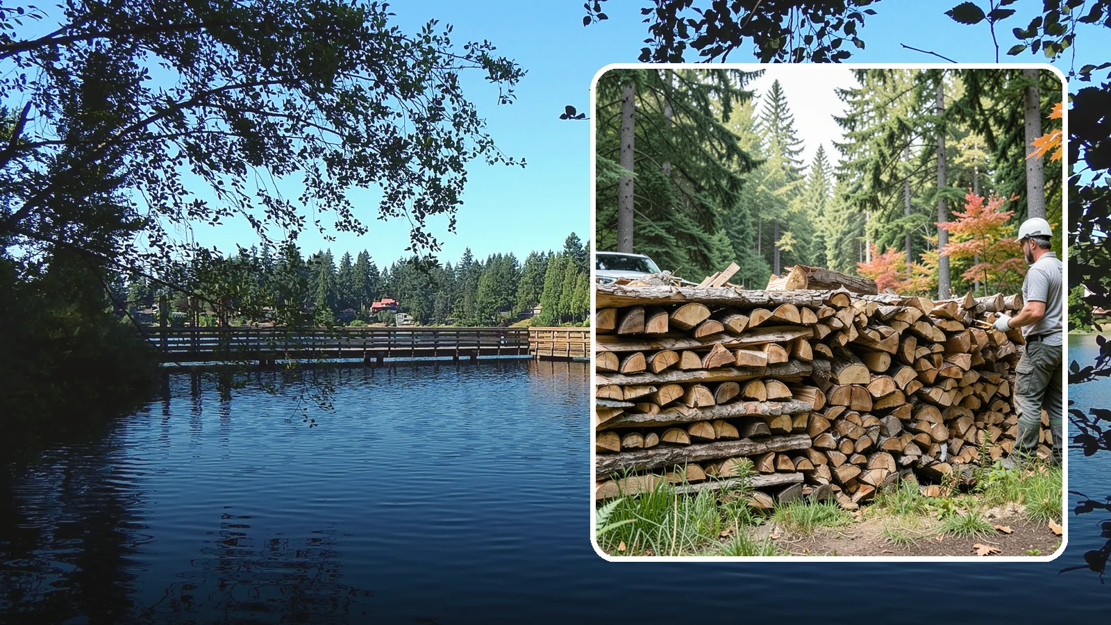 Seasoned Firewood in Federal Way, King County, WA - Our seasoned firewood has been air-dried long enough to burn readily, making it a smart, cost-effective choice for the wet...