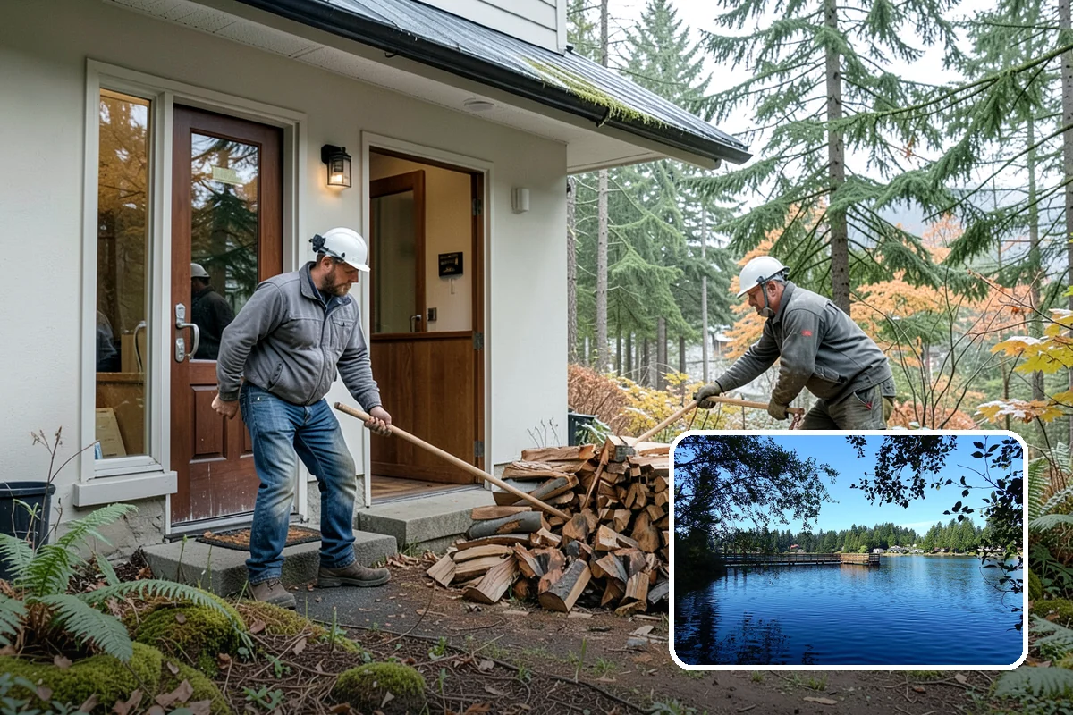 Seasoned Firewood in Federal Way, King County, WA - Dried to a genuinely burnable moisture level