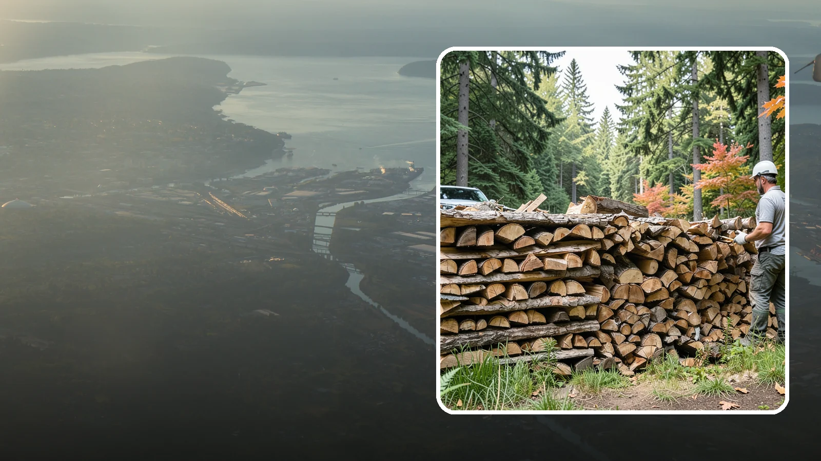 Seasoned Firewood in Fife, Pierce County, WA - Our seasoned firewood has been air-dried long enough to burn readily, making it a smart, cost-effective choice for the wet...