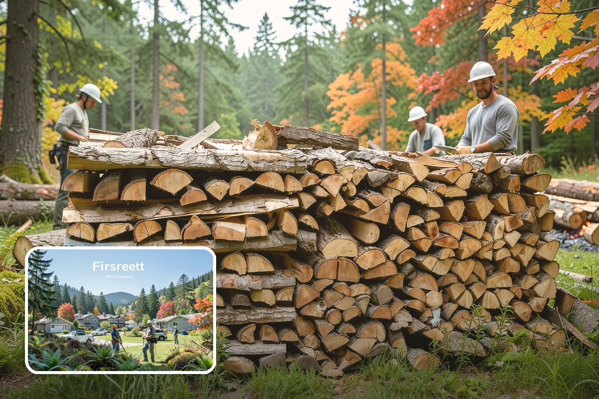 Seasoned Firewood in Fircrest, Pierce County, WA - Dried to a genuinely burnable moisture level