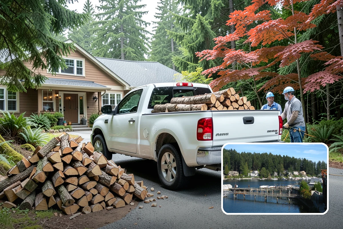 Seasoned Firewood in Gig Harbor, Pierce County, WA - Dried to a genuinely burnable moisture level