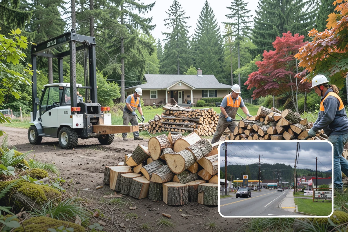 Seasoned Firewood in Granite Falls, Snohomish County, WA - Dried to a genuinely burnable moisture level