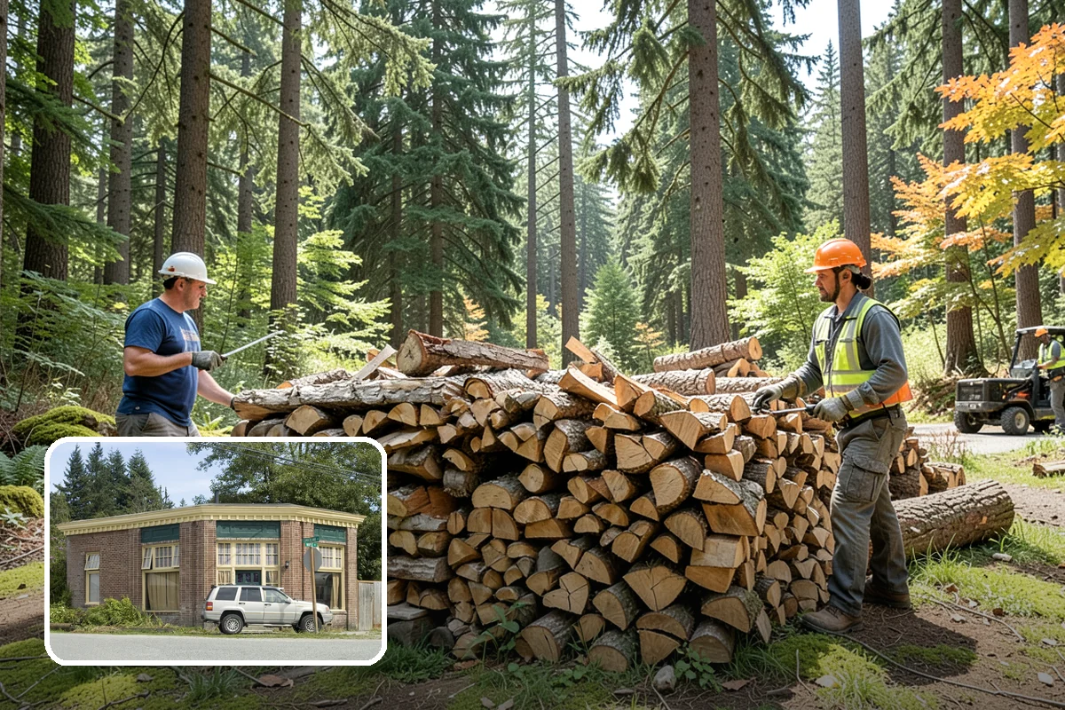 Seasoned Firewood in Hamilton, Skagit County, WA - Dried to a genuinely burnable moisture level