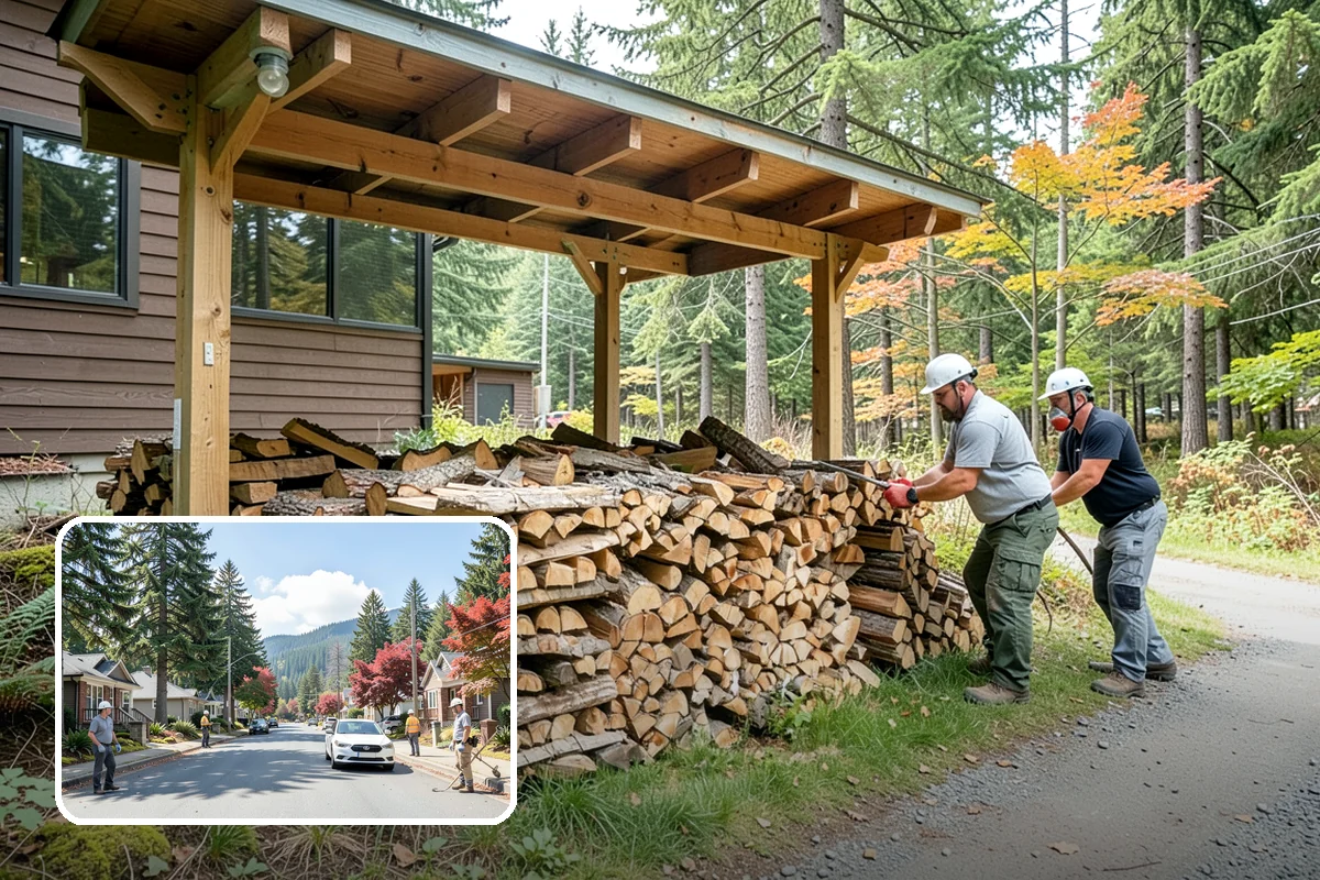 Seasoned Firewood in Hunts Point, King County, WA - Dried to a genuinely burnable moisture level