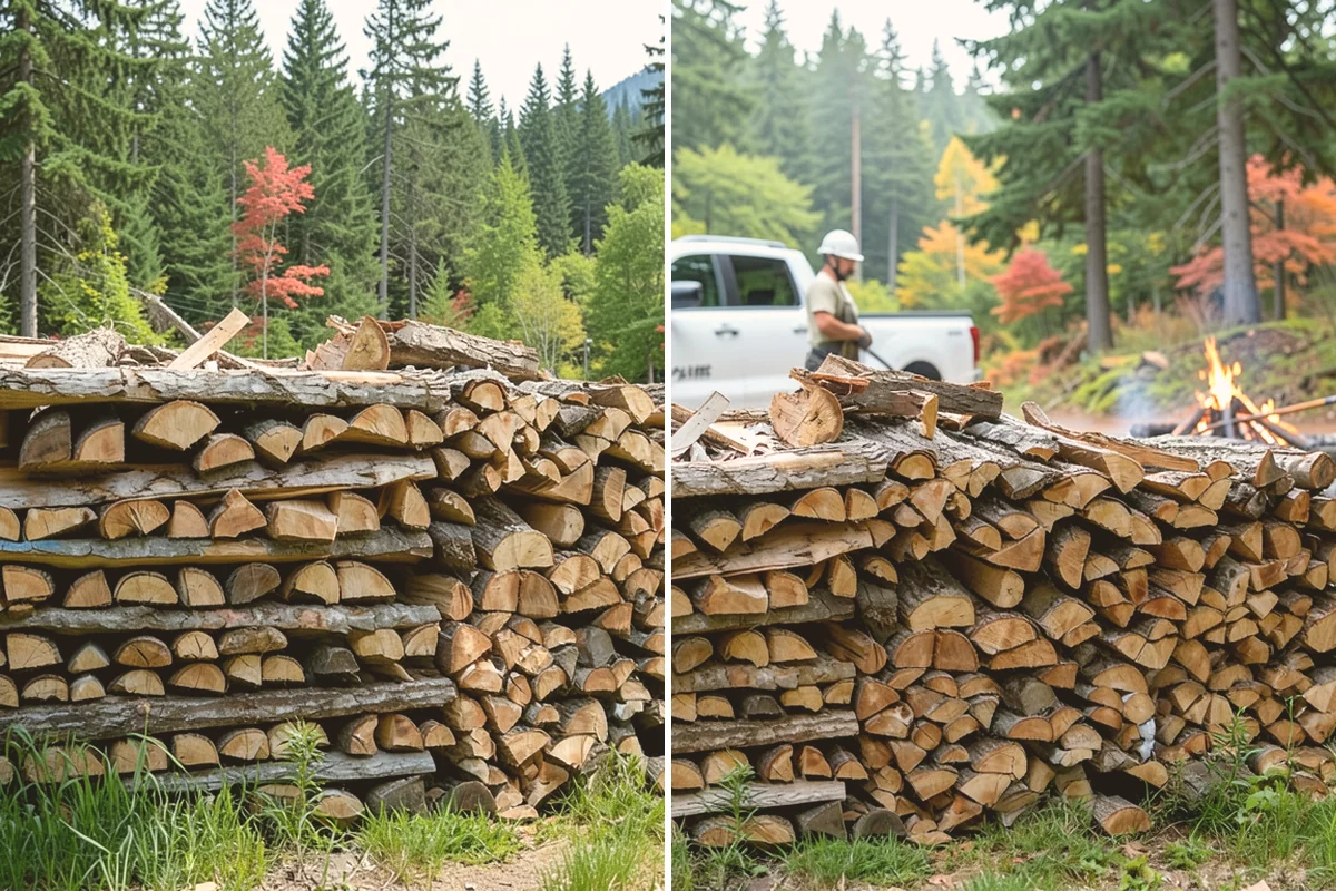 Seasoned Firewood in Index, Snohomish County, WA - We split wood and stack it for air-drying