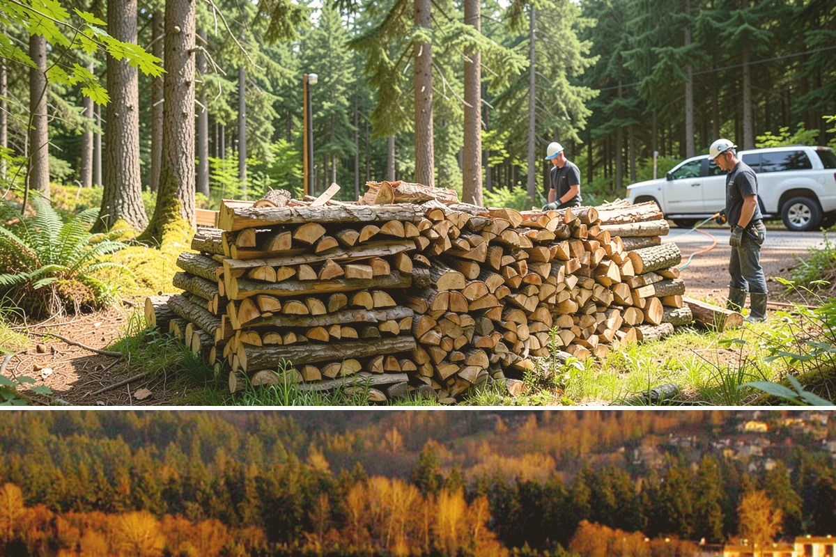 Seasoned Firewood in Kenmore, King County, WA - Buy seasoned wood in late summer and fall when it has had a full drying season and is at its best.