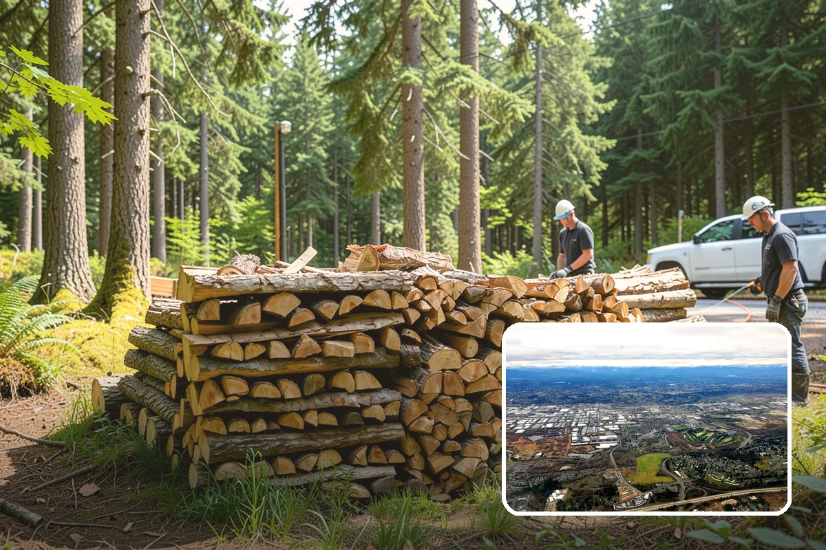 Seasoned Firewood in Kent, King County, WA - Dried to a genuinely burnable moisture level
