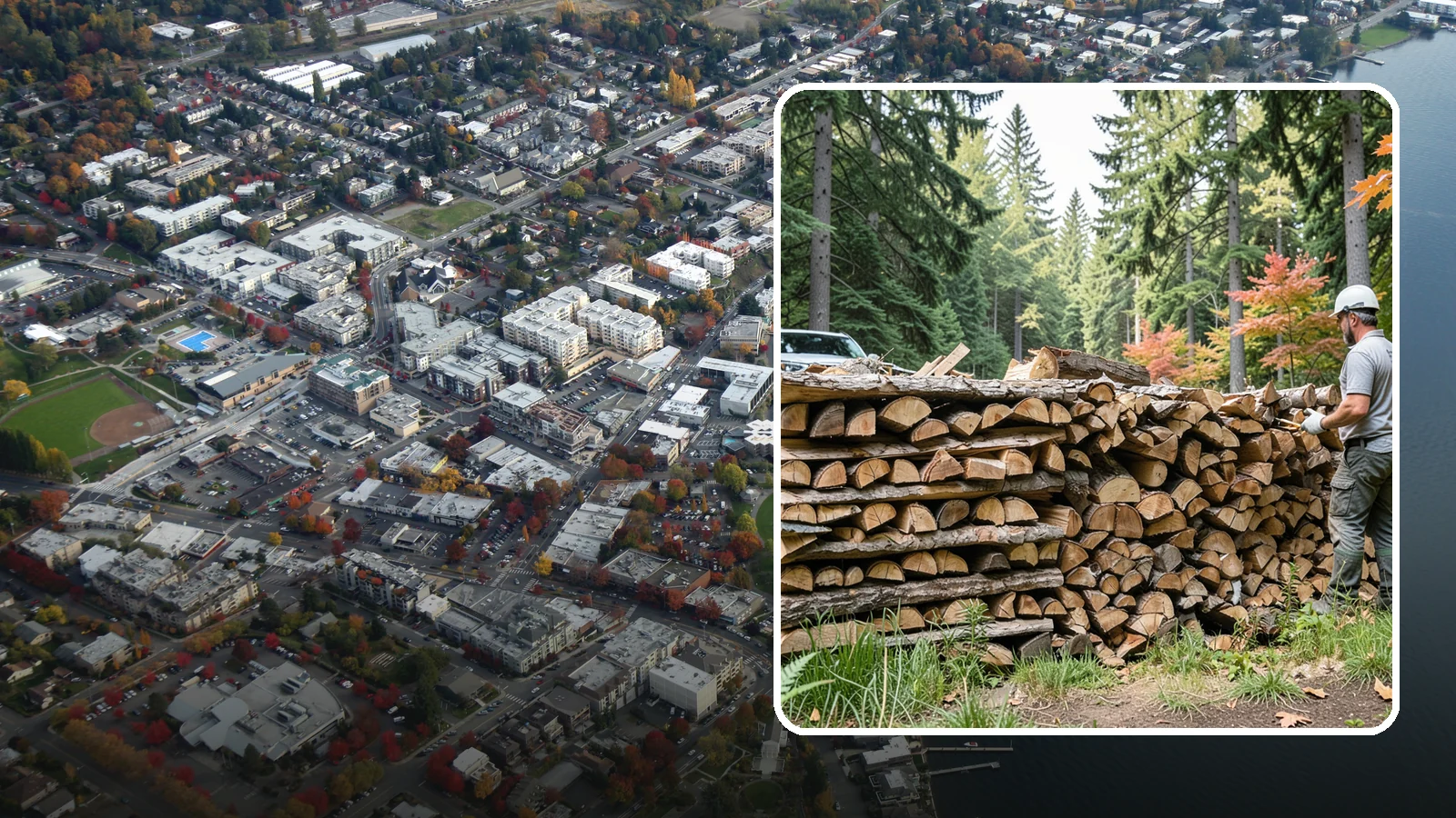 Seasoned Firewood in Kirkland, King County, WA - Our seasoned firewood has been air-dried long enough to burn readily, making it a smart, cost-effective choice for the wet...