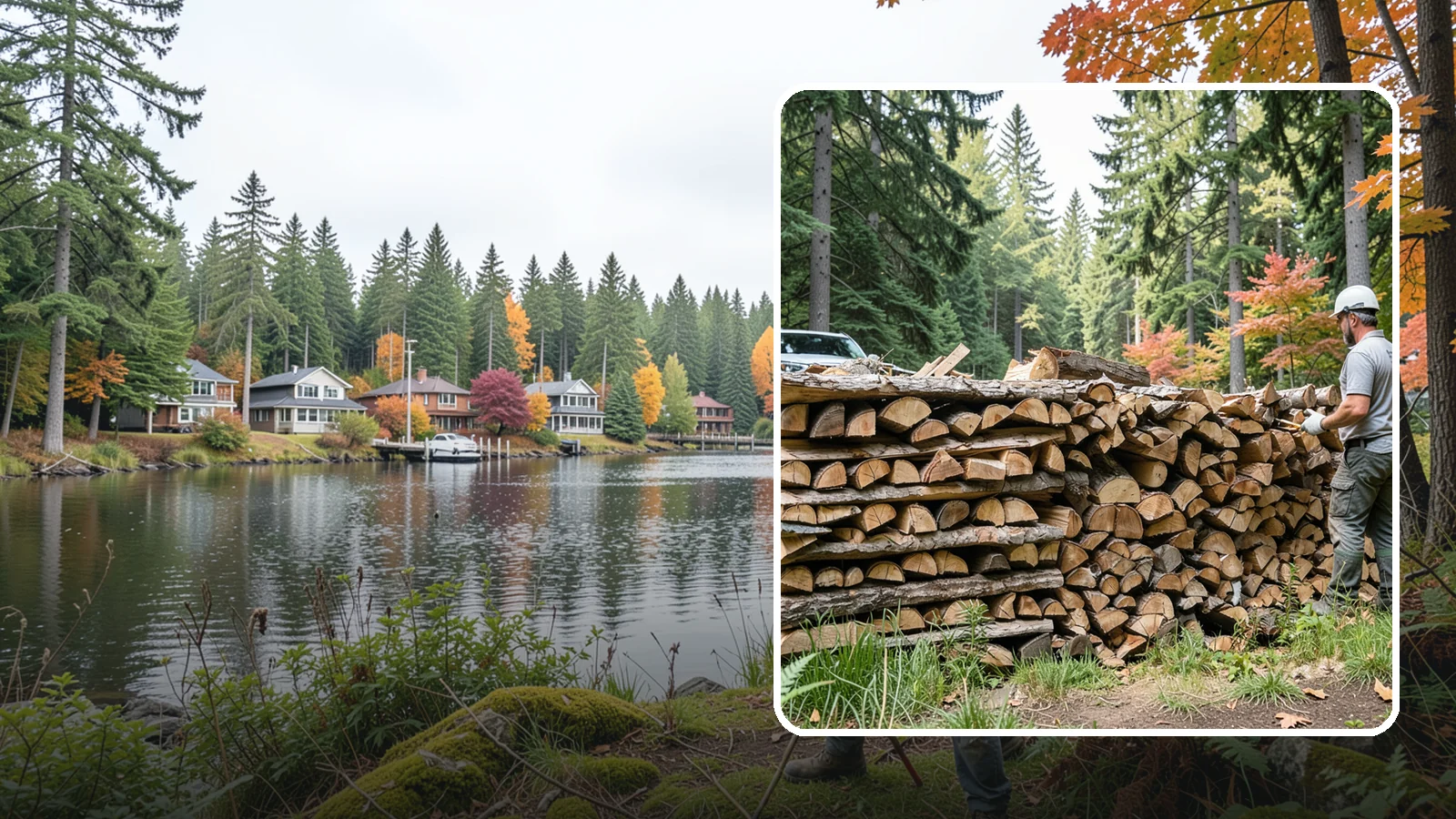 Seasoned Firewood in La Conner, Skagit County, WA - Our seasoned firewood has been air-dried long enough to burn readily, making it a smart, cost-effective choice for the wet...