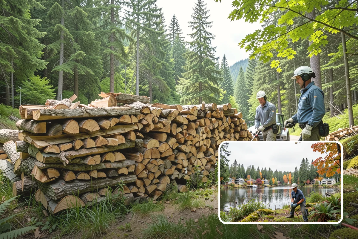 Seasoned Firewood in La Conner, Skagit County, WA - Dried to a genuinely burnable moisture level
