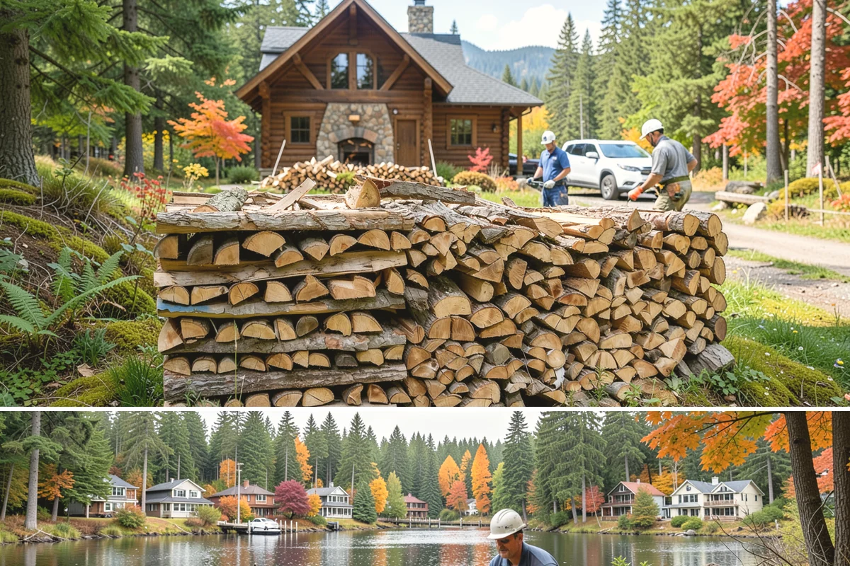 Seasoned Firewood in La Conner, Skagit County, WA - Buy seasoned wood in late summer and fall when it has had a full drying season and is at its best.