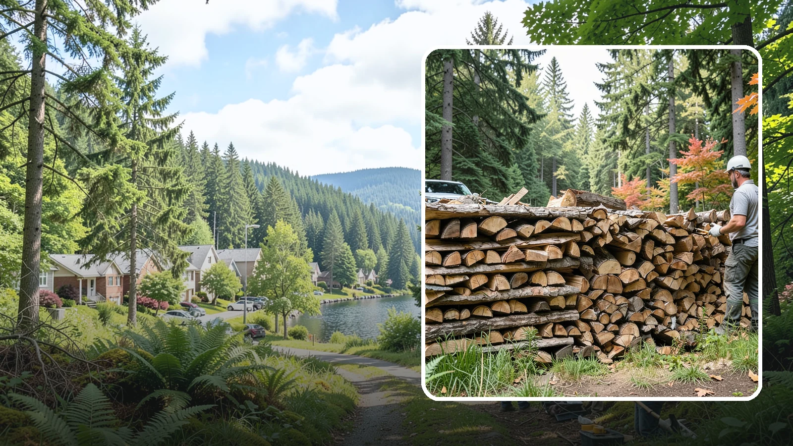 Seasoned Firewood in Lake Forest Park, King County, WA - Our seasoned firewood has been air-dried long enough to burn readily, making it a smart, cost-effective choice for the wet...