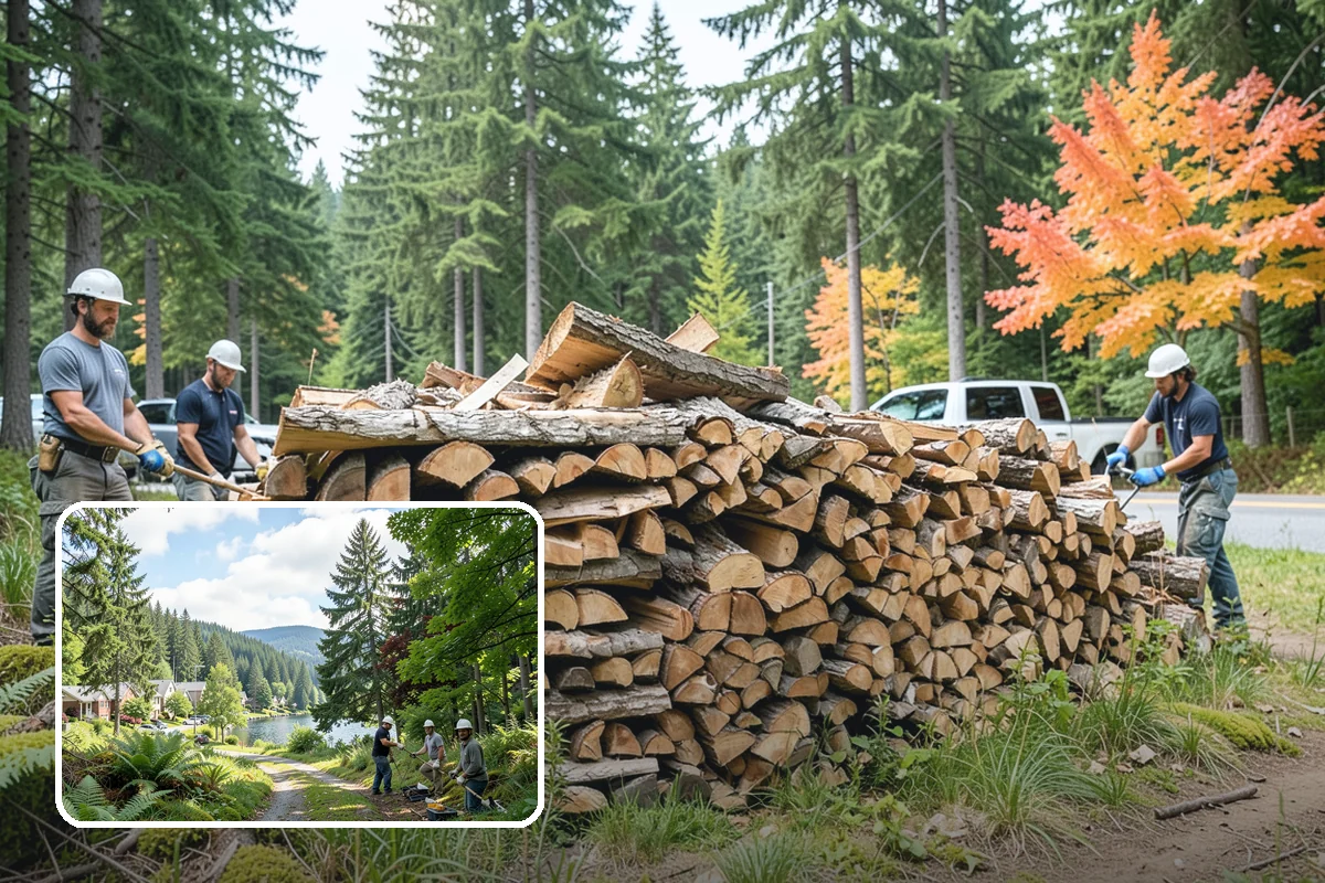 Seasoned Firewood in Lake Forest Park, King County, WA - Dried to a genuinely burnable moisture level