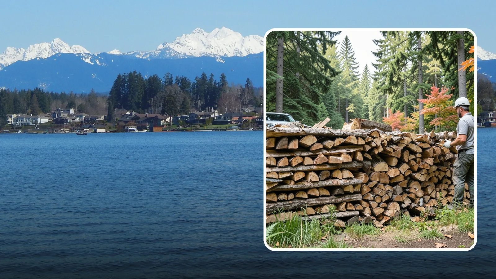 Seasoned Firewood in Lake Stevens, Snohomish County, WA - Our seasoned firewood has been air-dried long enough to burn readily, making it a smart, cost-effective choice for the wet...