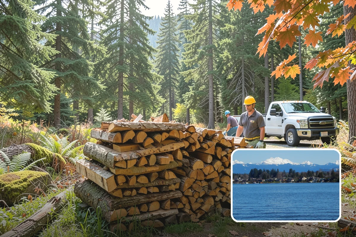 Seasoned Firewood in Lake Stevens, Snohomish County, WA - Dried to a genuinely burnable moisture level