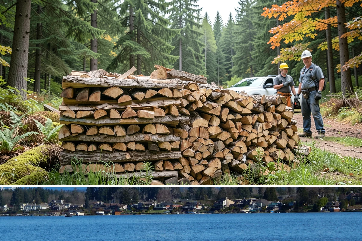 Seasoned Firewood in Lake Stevens, Snohomish County, WA - Buy seasoned wood in late summer and fall when it has had a full drying season and is at its best.