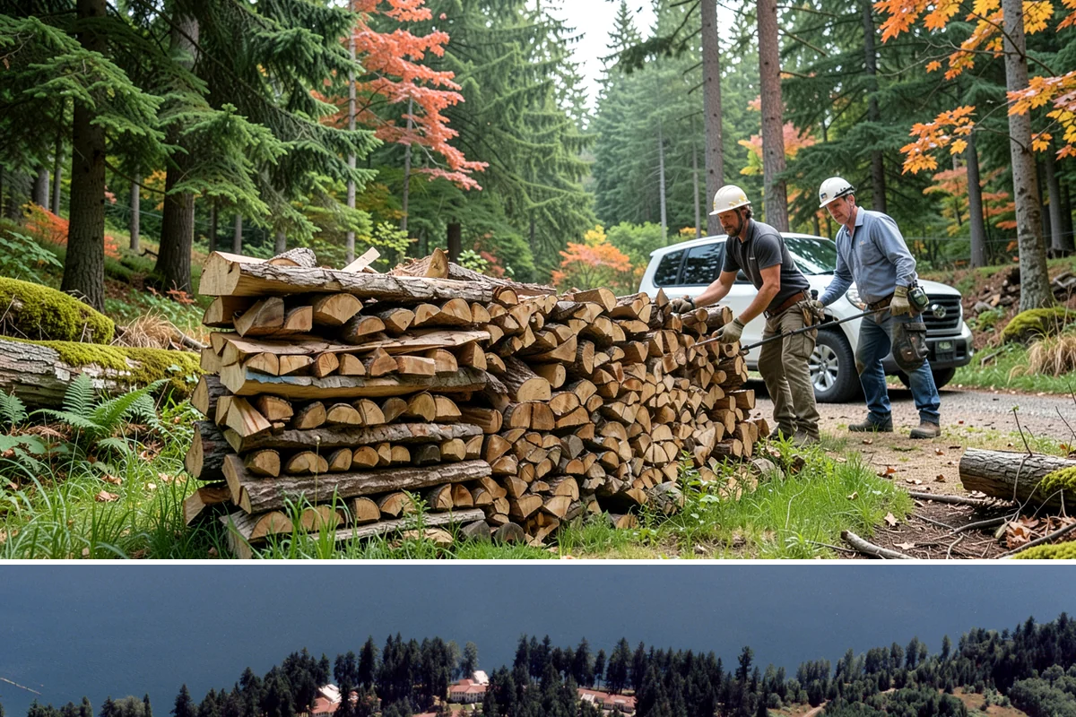 Seasoned Firewood in Lakewood, Pierce County, WA - Buy seasoned wood in late summer and fall when it has had a full drying season and is at its best.