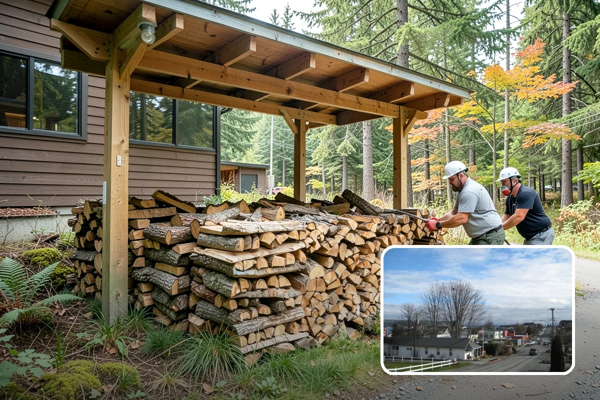 Seasoned Firewood in Langley, WA - Dried to a genuinely burnable moisture level