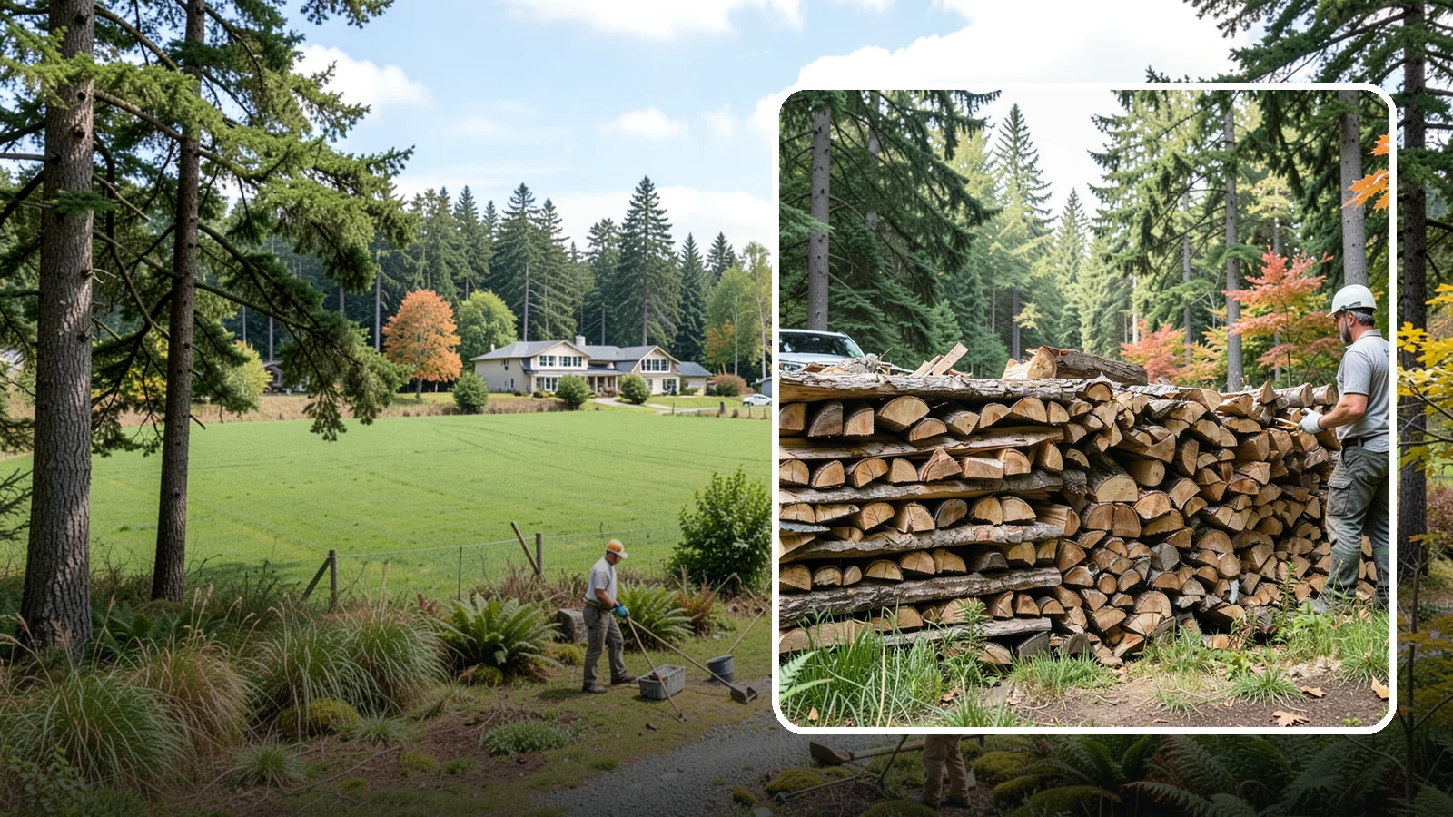 Seasoned Firewood in Lyman, Skagit County, WA - Our seasoned firewood has been air-dried long enough to burn readily, making it a smart, cost-effective choice for the wet...