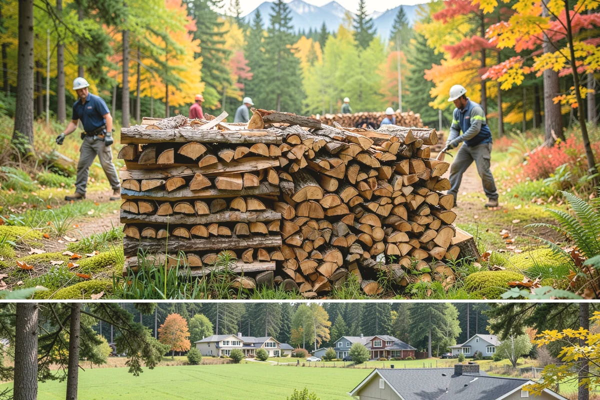 Seasoned Firewood in Lyman, Skagit County, WA - Buy seasoned wood in late summer and fall when it has had a full drying season and is at its best.