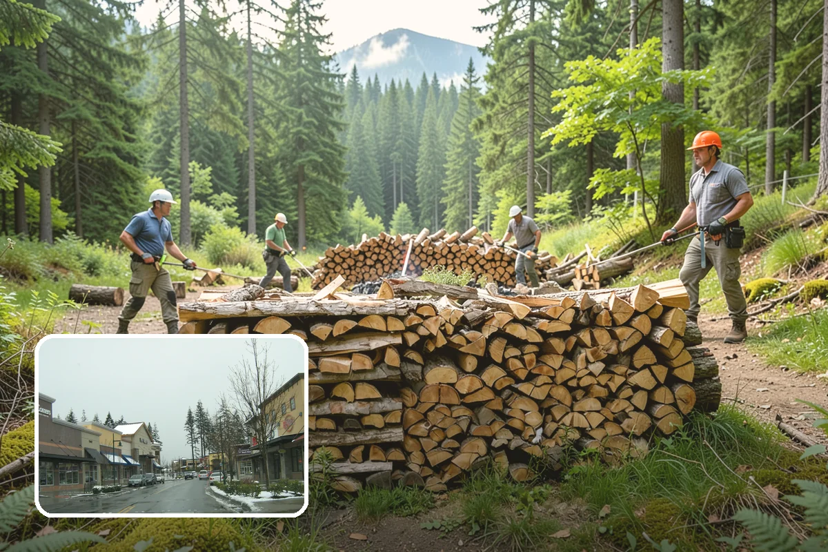 Seasoned Firewood in Mill Creek, Snohomish County, WA - Dried to a genuinely burnable moisture level