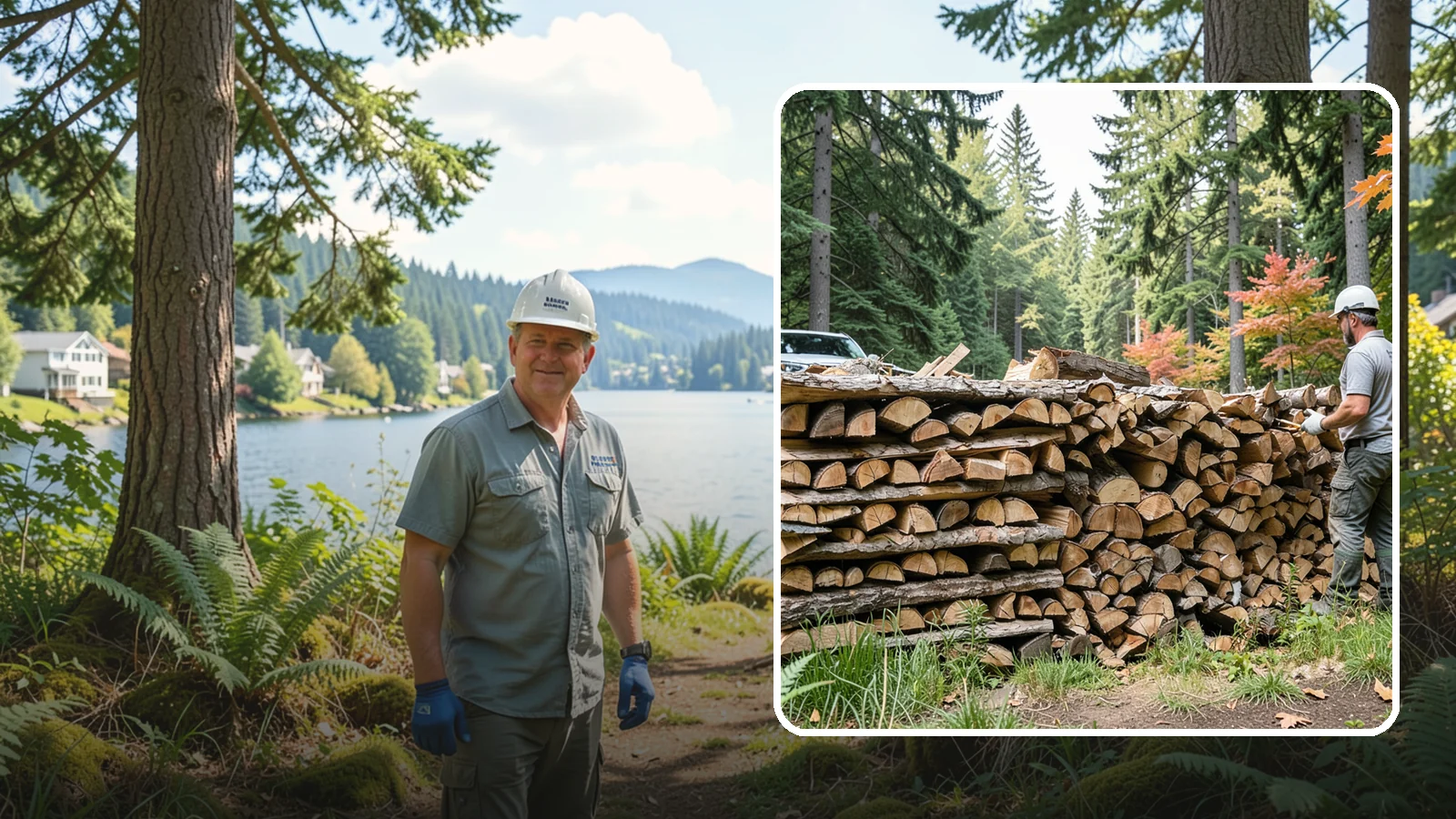 Seasoned Firewood in Milton, King County, WA - Our seasoned firewood has been air-dried long enough to burn readily, making it a smart, cost-effective choice for the wet...