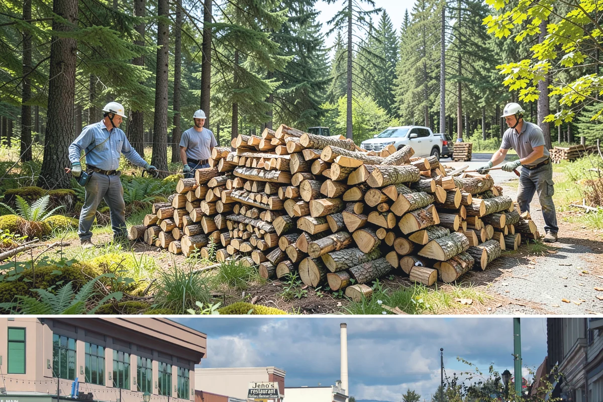 Seasoned Firewood in Monroe, Snohomish County, WA - Buy seasoned wood in late summer and fall when it has had a full drying season and is at its best.