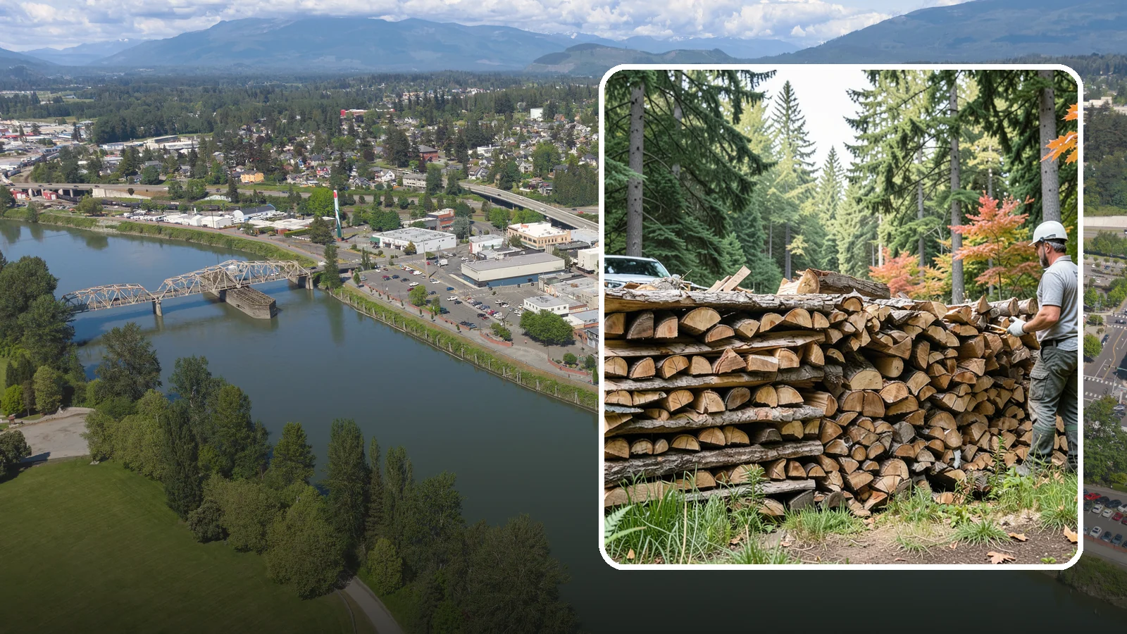 Seasoned Firewood in Mount Vernon, WA - Our seasoned firewood has been air-dried long enough to burn readily, making it a smart, cost-effective choice for the wet...