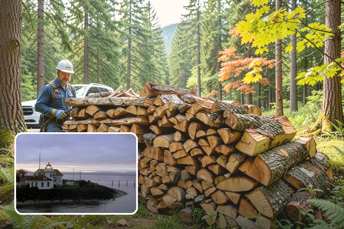 Seasoned Firewood in Mukilteo, Snohomish County, WA - Dried to a genuinely burnable moisture level