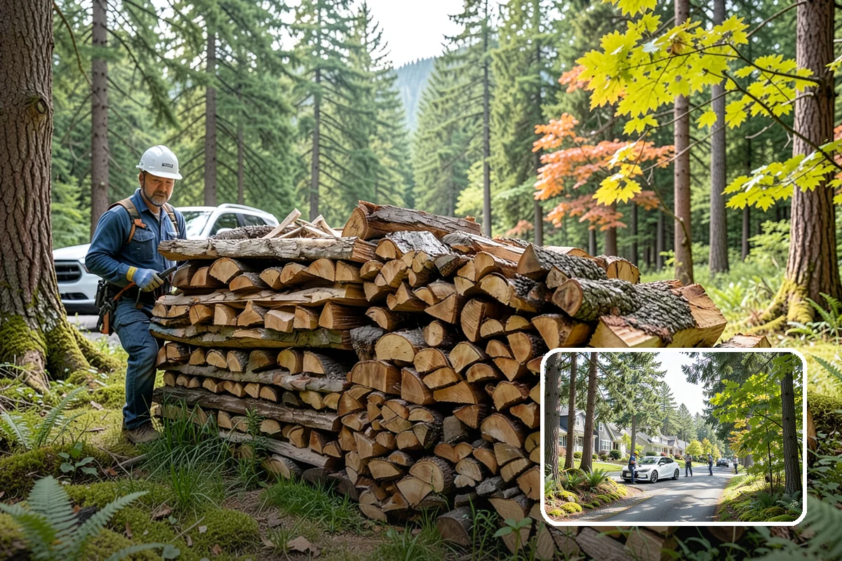 Seasoned Firewood in Normandy Park, King County, WA - Dried to a genuinely burnable moisture level