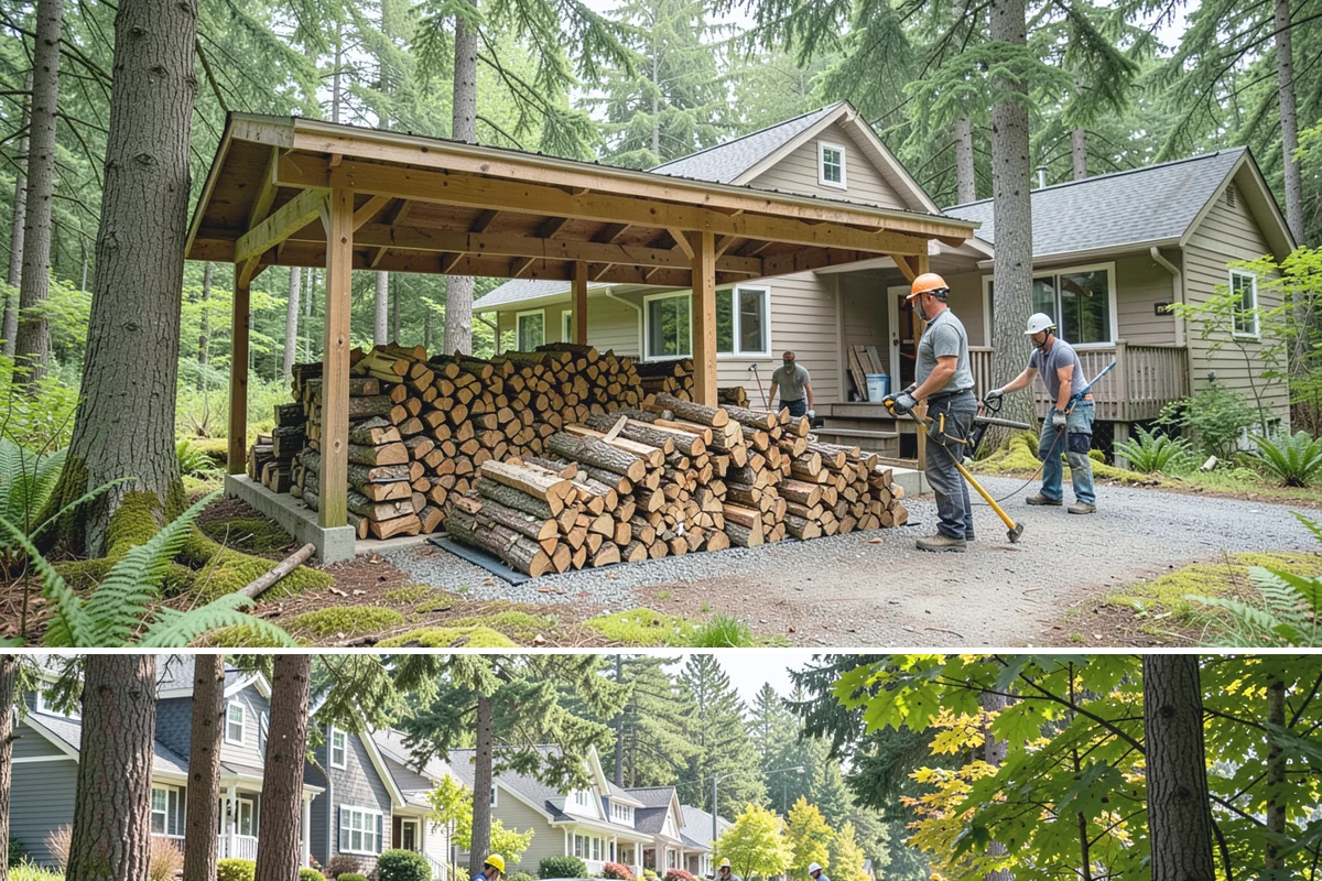 Seasoned Firewood in Normandy Park, King County, WA - Buy seasoned wood in late summer and fall when it has had a full drying season and is at its best.