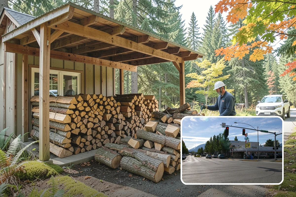 Seasoned Firewood in North Bend, King County, WA - Dried to a genuinely burnable moisture level