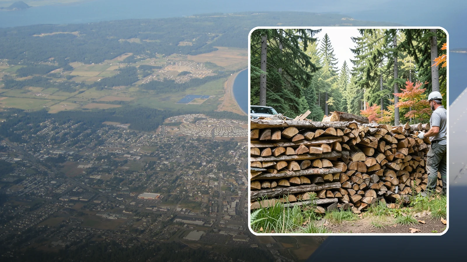 Seasoned Firewood in Oak Harbor, Island County, WA - Our seasoned firewood has been air-dried long enough to burn readily, making it a smart, cost-effective choice for the wet...