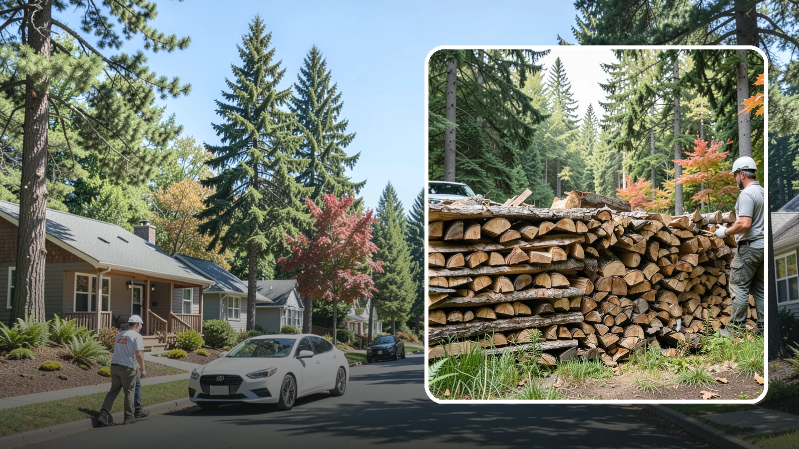 Seasoned Firewood in Orting, Pierce County, WA - Our seasoned firewood has been air-dried long enough to burn readily, making it a smart, cost-effective choice for the wet...