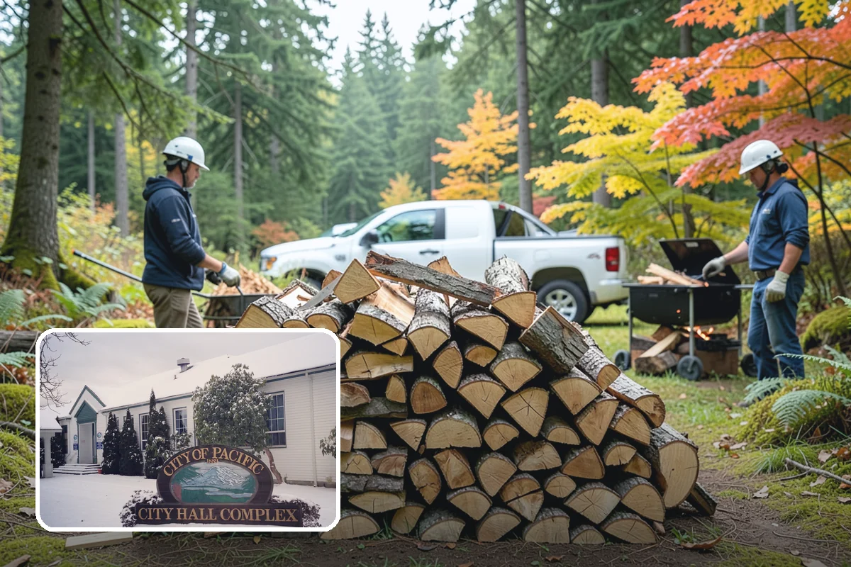 Seasoned Firewood in Pacific, King County, WA - Dried to a genuinely burnable moisture level