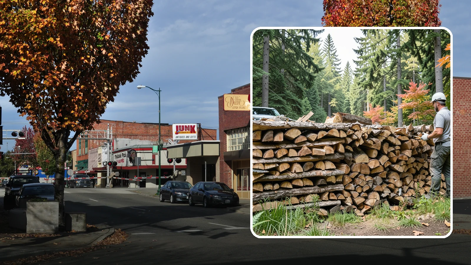 Seasoned Firewood in Puyallup, Pierce County, WA - Our seasoned firewood has been air-dried long enough to burn readily, making it a smart, cost-effective choice for the wet...