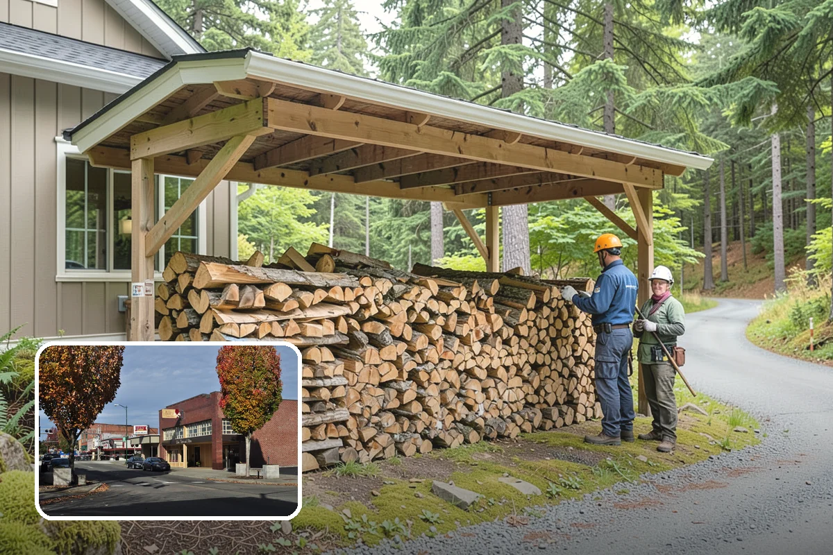 Seasoned Firewood in Puyallup, Pierce County, WA - Dried to a genuinely burnable moisture level