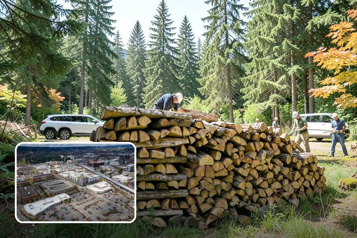 Seasoned Firewood in Redmond, King County, WA - Dried to a genuinely burnable moisture level
