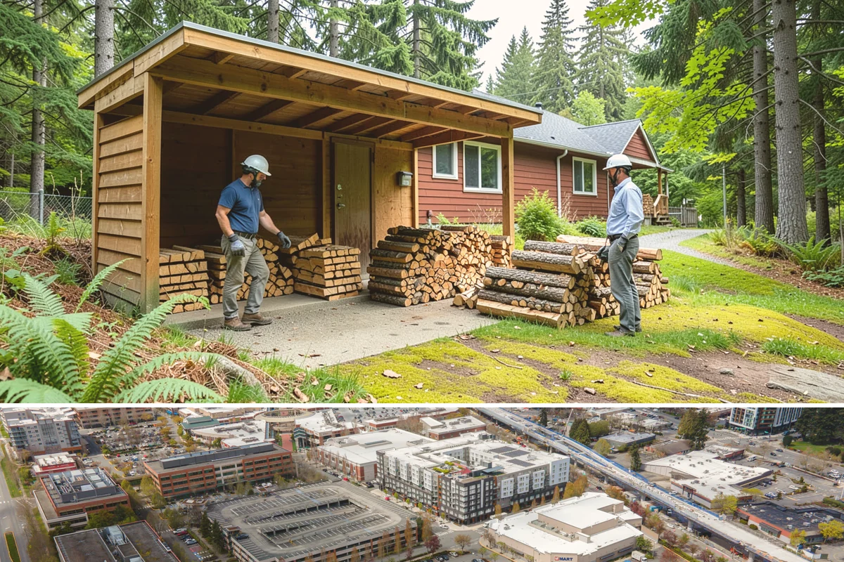 Seasoned Firewood in Redmond, King County, WA - Buy seasoned wood in late summer and fall when it has had a full drying season and is at its best.
