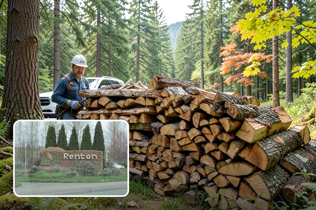 Seasoned Firewood in Renton, King County, WA - Dried to a genuinely burnable moisture level