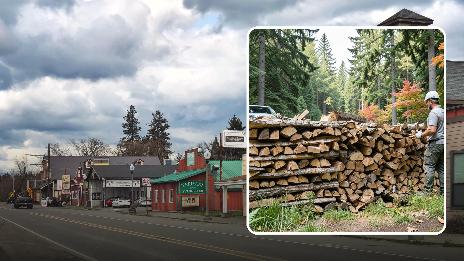 Seasoned Firewood in Roy, Pierce County, WA - Our seasoned firewood has been air-dried long enough to burn readily, making it a smart, cost-effective choice for the wet...